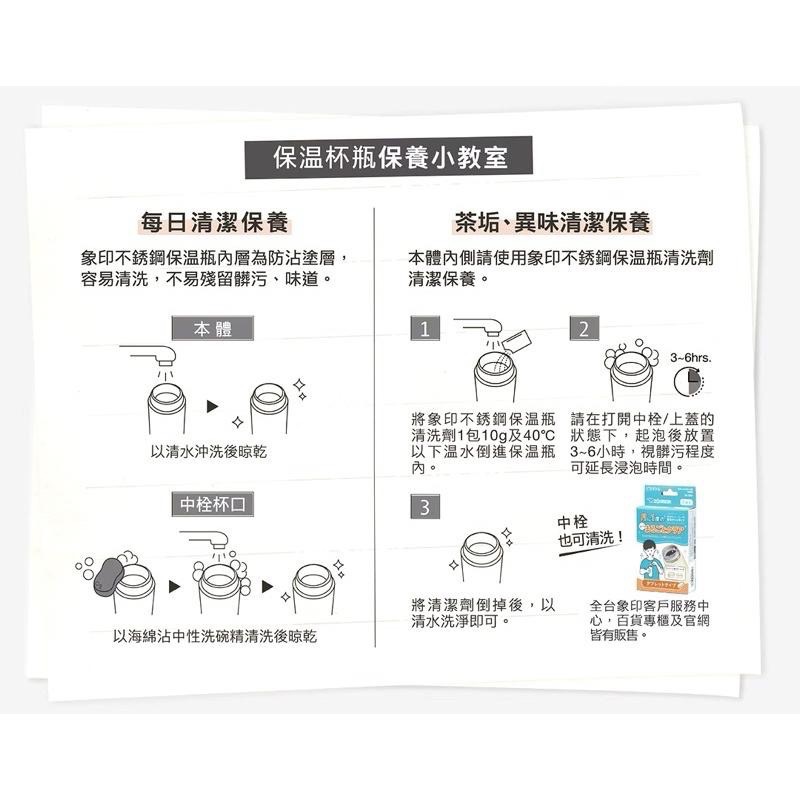【COSTCO】象印 不鏽鋼保溫瓶 海軍藍/薄荷藍 600ml-細節圖8
