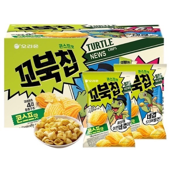 【COSTCO】ORION好麗友 烏龜脆片餅乾 玉米/巧克力-規格圖6