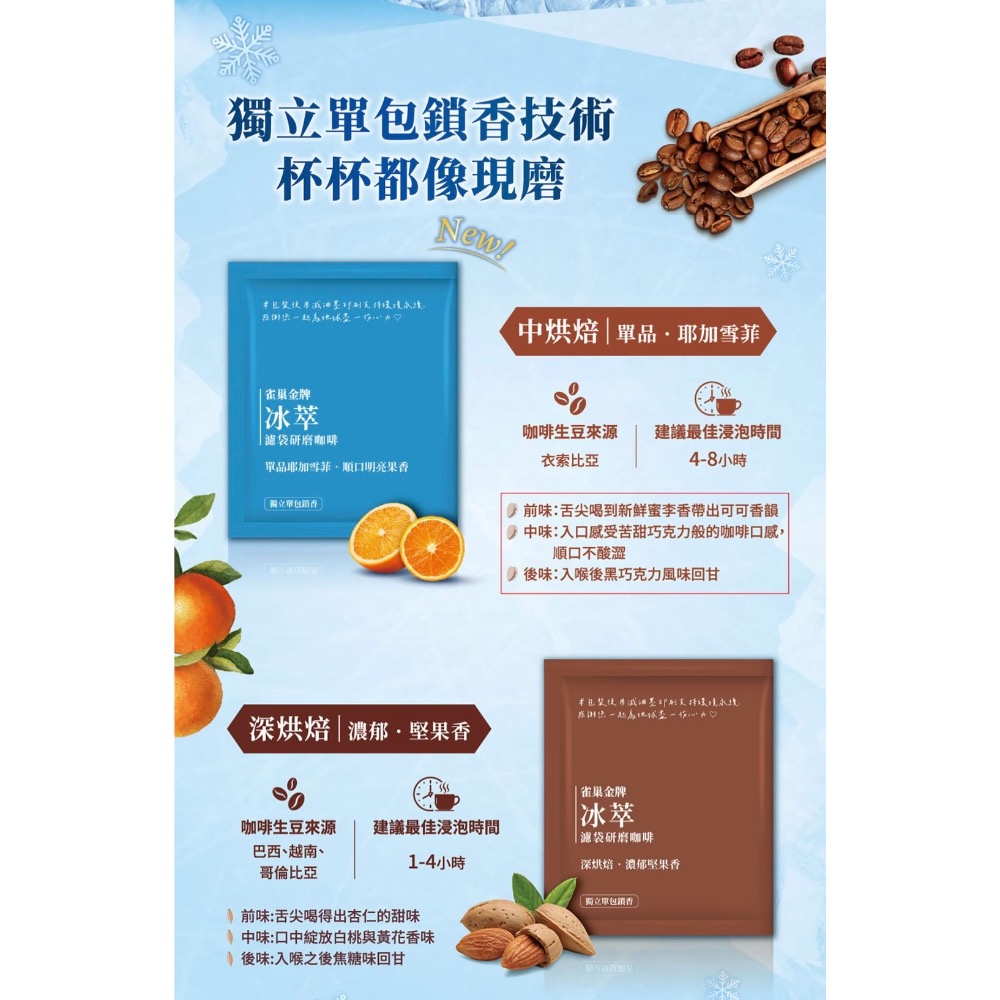 ⚡️限時特賣⚡️【COSTCO】雀巢金牌冰萃濾袋研磨咖啡 雙口味組 10公克 X 40入-細節圖3