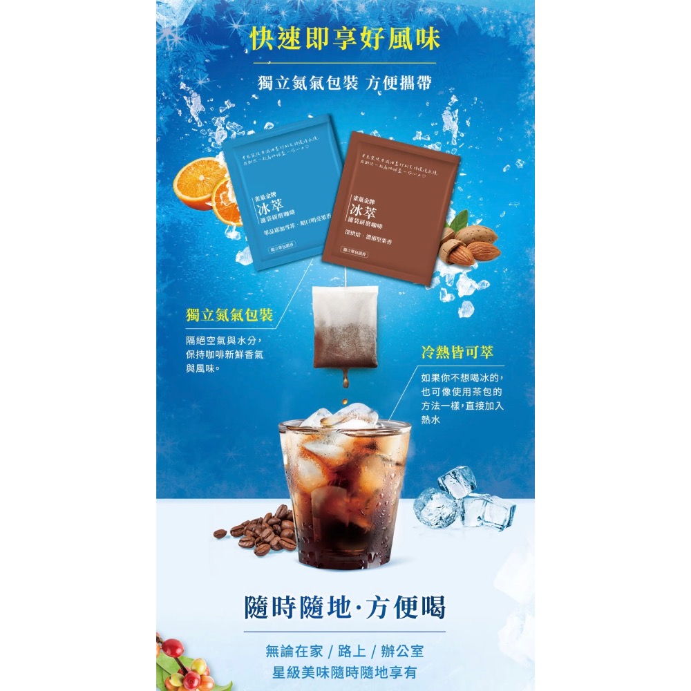⚡️限時特賣⚡️【COSTCO】雀巢金牌冰萃濾袋研磨咖啡 雙口味組 10公克 X 40入-細節圖7