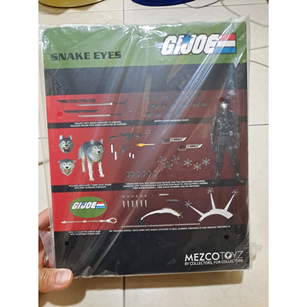 mezco G I JOE 特種部隊 蛇眼-細節圖2