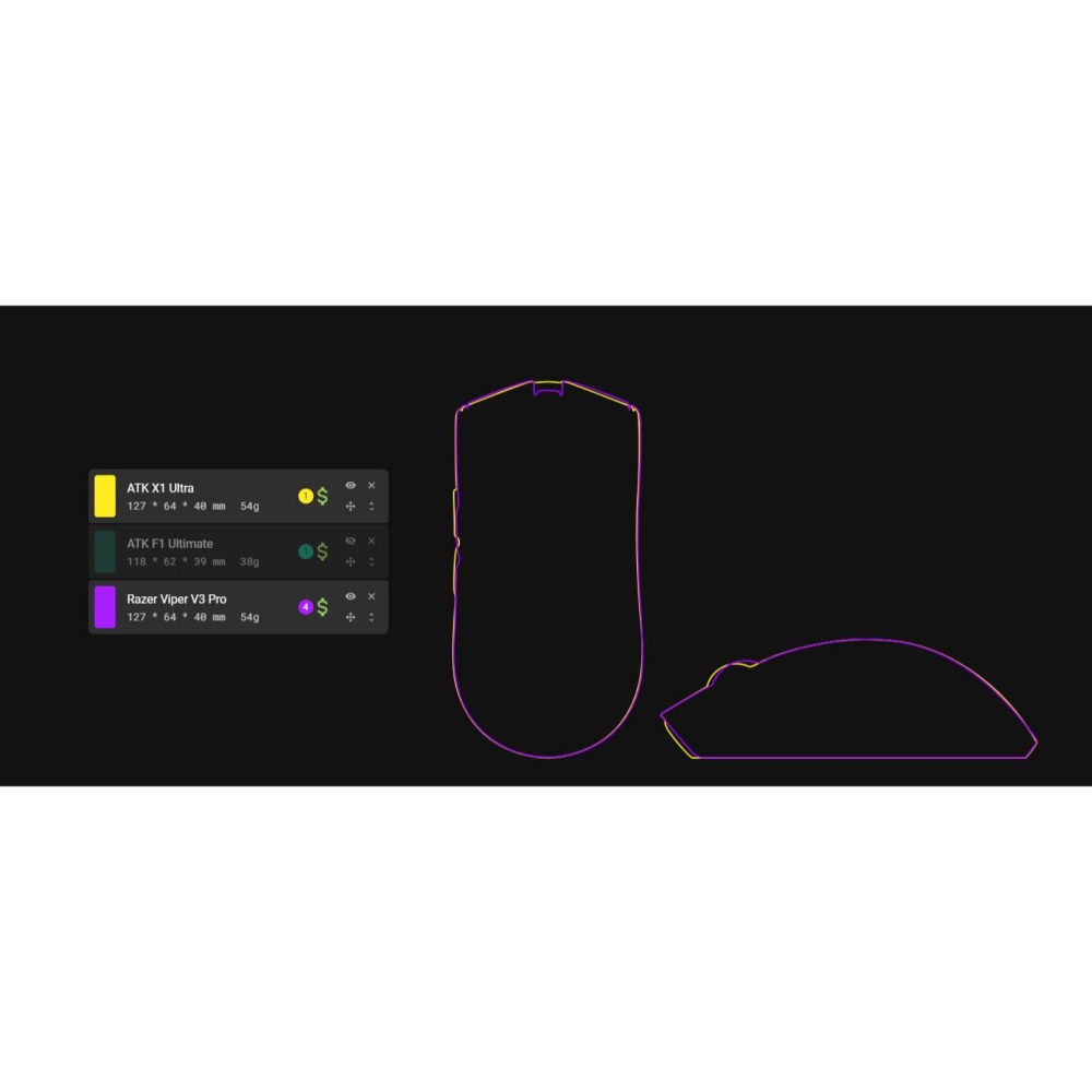 ATK 烈空 X1 PRO/PROMAX/ULTRA/ULTIMATE大師版 無線電競滑鼠-細節圖5