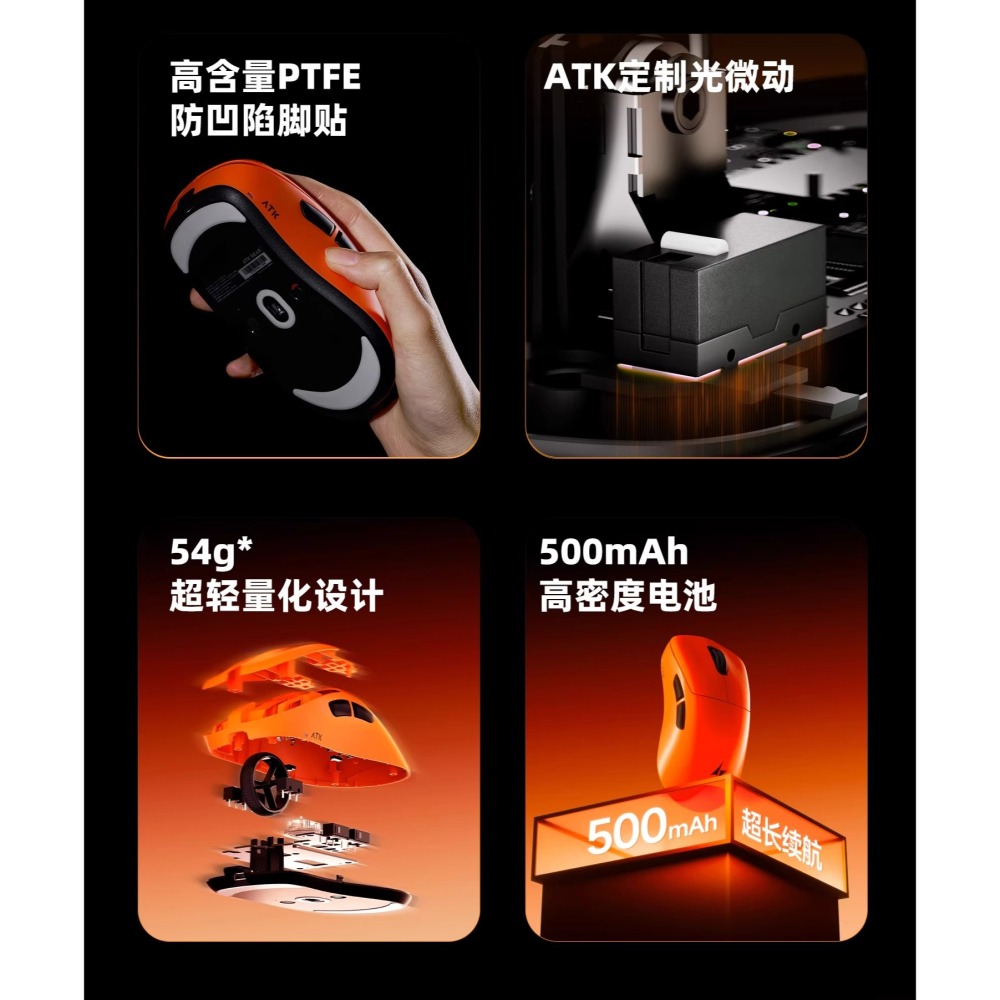 ATK 烈空 Z1 V2 ULTIMATE 大師版 無線電競滑鼠-細節圖3