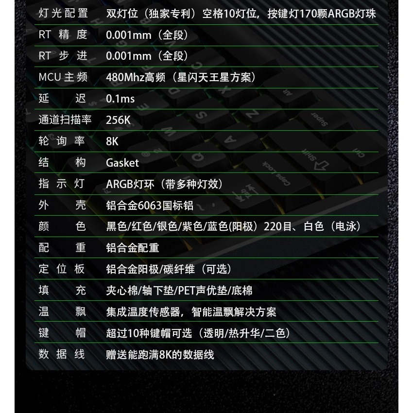 EVERGLIDE 江灣 SU75Pro 電競鍵盤-細節圖2
