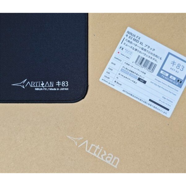 ARTISAN 劍匠 NINJA FX KEY-83 キ83 K83 XL 滑鼠墊-細節圖2