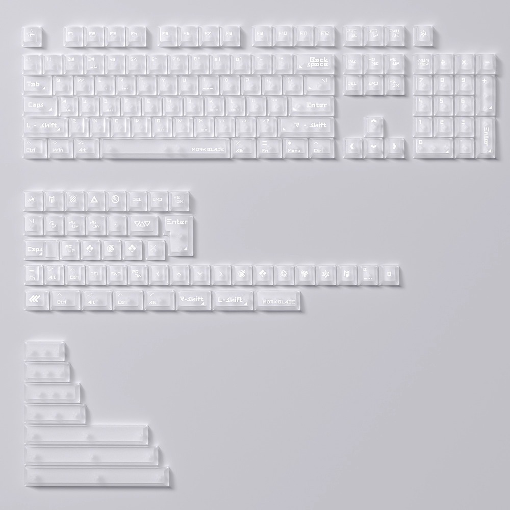 墨刃 MorkBlade Vector主題霧透鍵帽-規格圖7