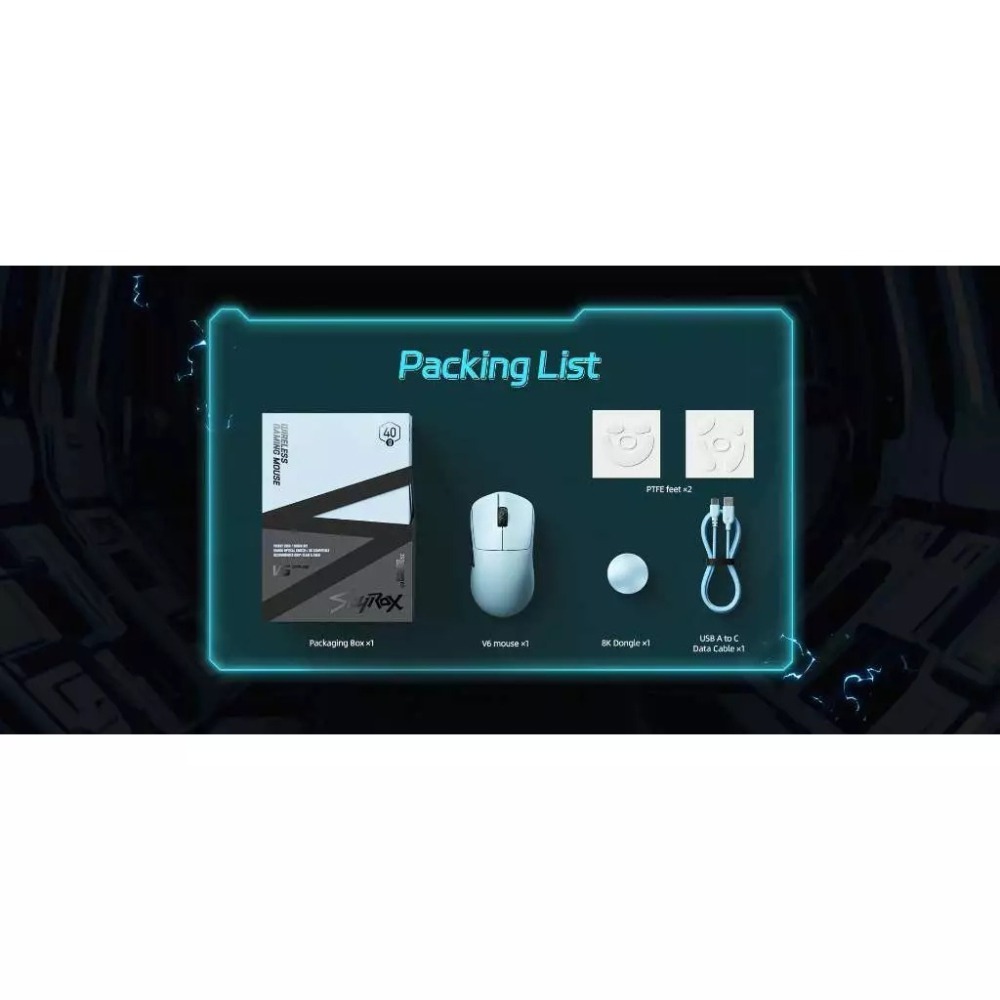 SCYROX 賽洛斯 V6 無線電競滑鼠-細節圖5