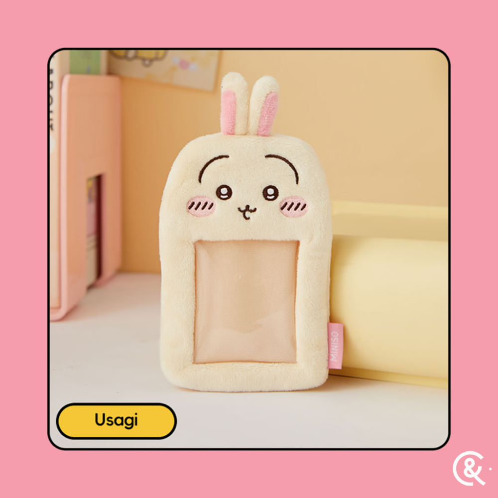 ⭐全新台灣現貨+預購⭐吉伊卡哇 Chiikawa 名創優品 MINISO 道具毛絨包 防水PVC購物袋 洞洞包 卡包掛飾-規格圖11