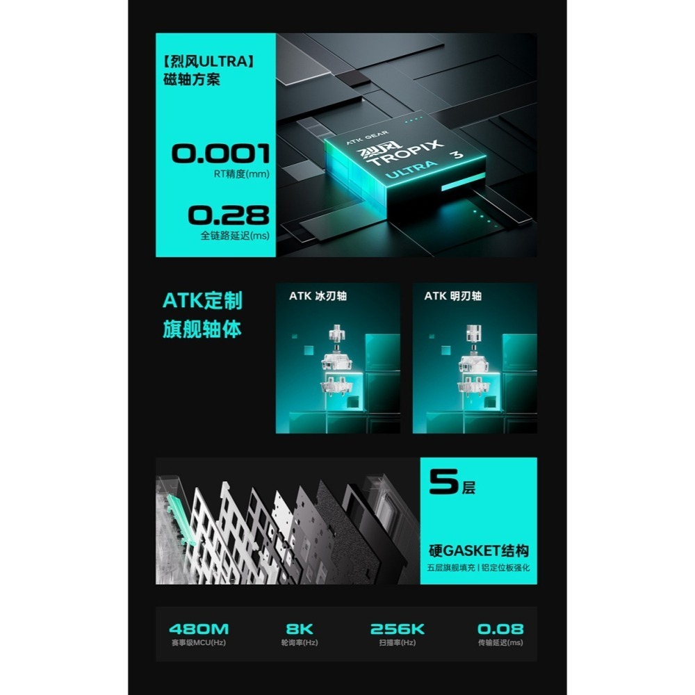ATK RS7 AIR 電競鍵盤-細節圖5
