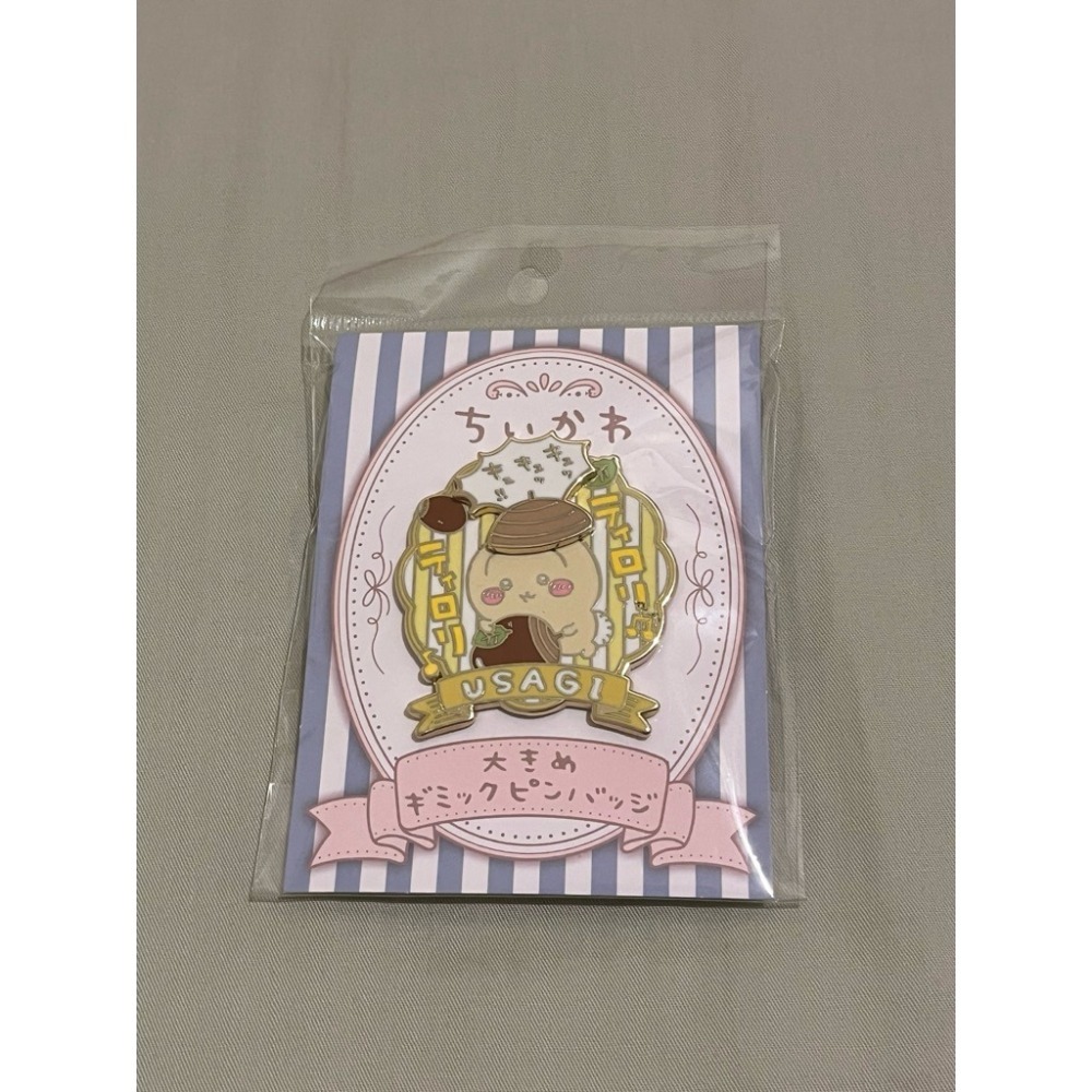 ⭐全新台灣現貨⭐吉伊卡哇 Chiikawa 可活動別針 造型徽章 胸針 烏薩奇 兔兔-細節圖3