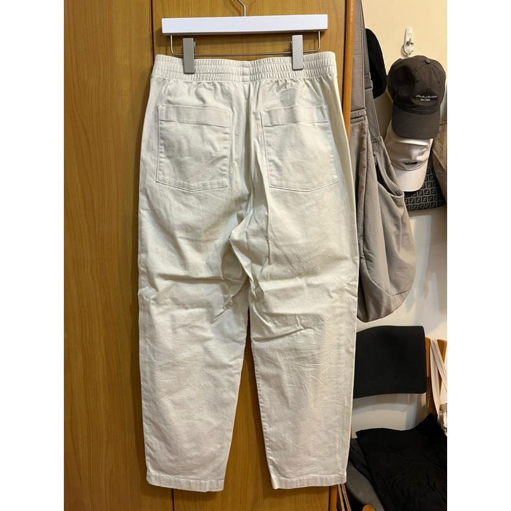 二手 UNIQLO UQ 男裝 棉質舒適九分褲 長褲 454775 Size S-細節圖3