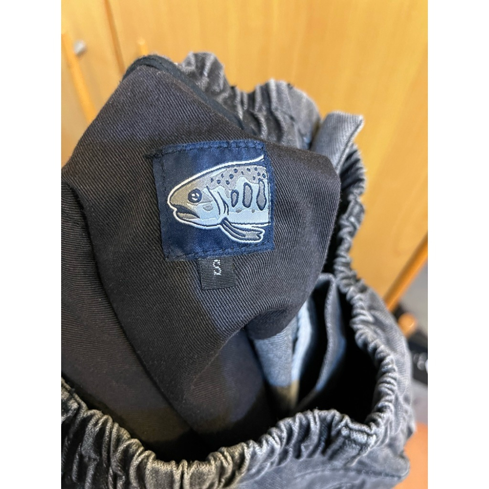 二手 AGILITY Wide Tapered Jeans 黑色 錐形打褶水洗牛仔褲-細節圖4