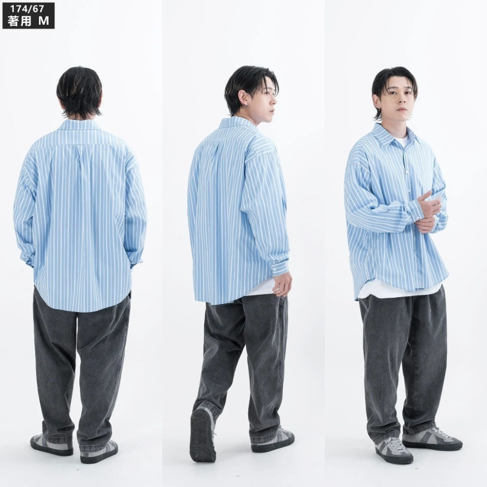 二手 AGILITY Wide Tapered Jeans 黑色 錐形打褶水洗牛仔褲-細節圖5