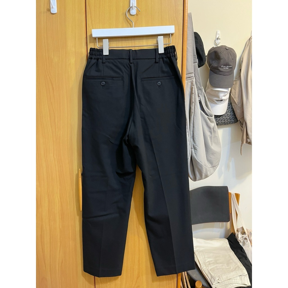 二手 UNIQLO UQ 男裝 打褶寬褲 西裝褲 長褲 462197 Size XS-細節圖2