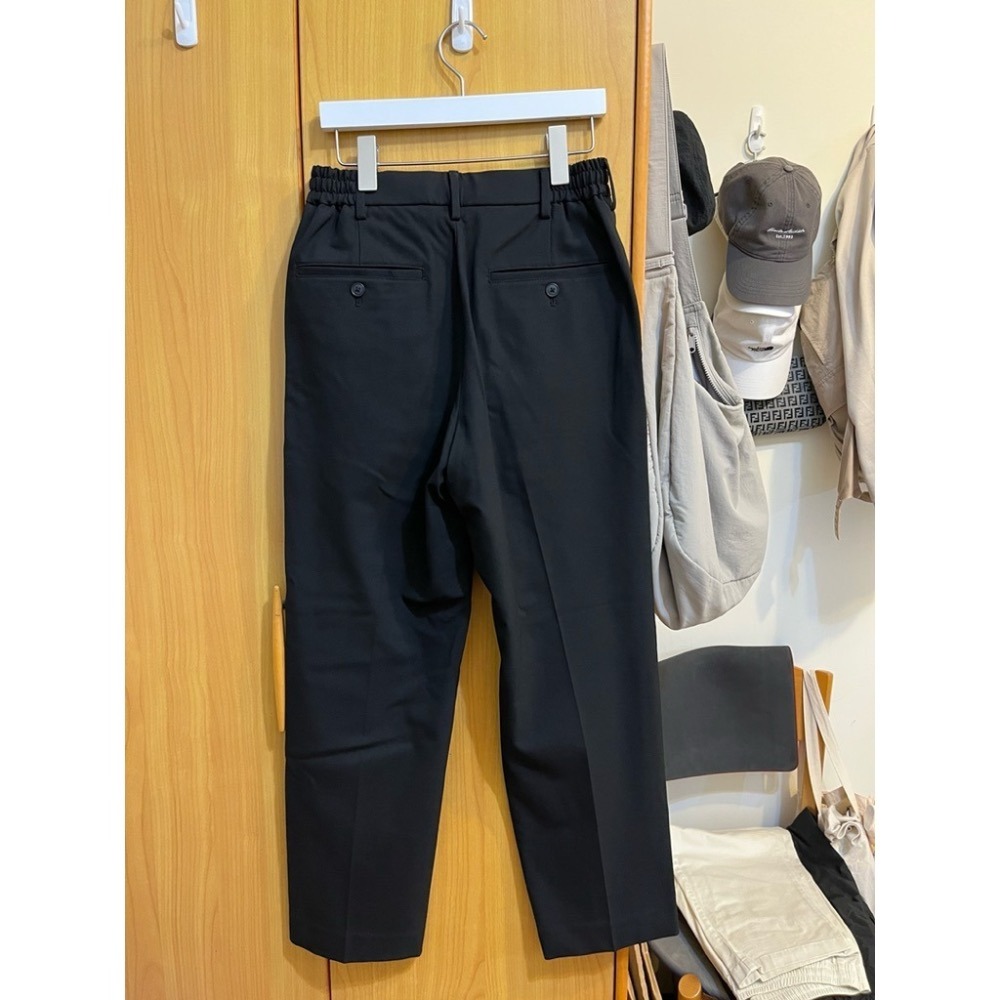 二手 UNIQLO UQ 男裝 打褶寬褲 西裝褲 長褲 462197 Size XS-細節圖2