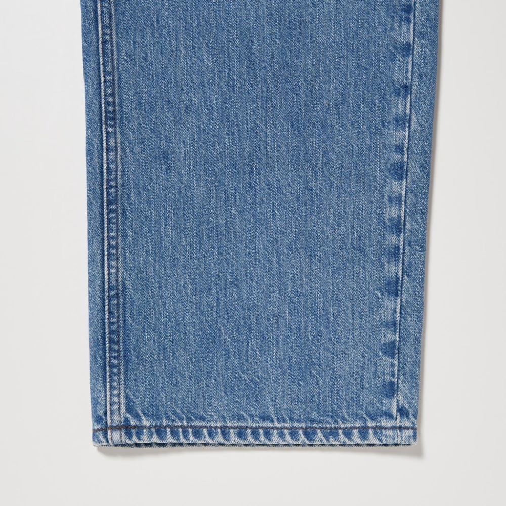 二手 UNIQLO UQ 男裝 Wide Fit 牛仔褲 直筒 459690 27inch 純棉-細節圖3