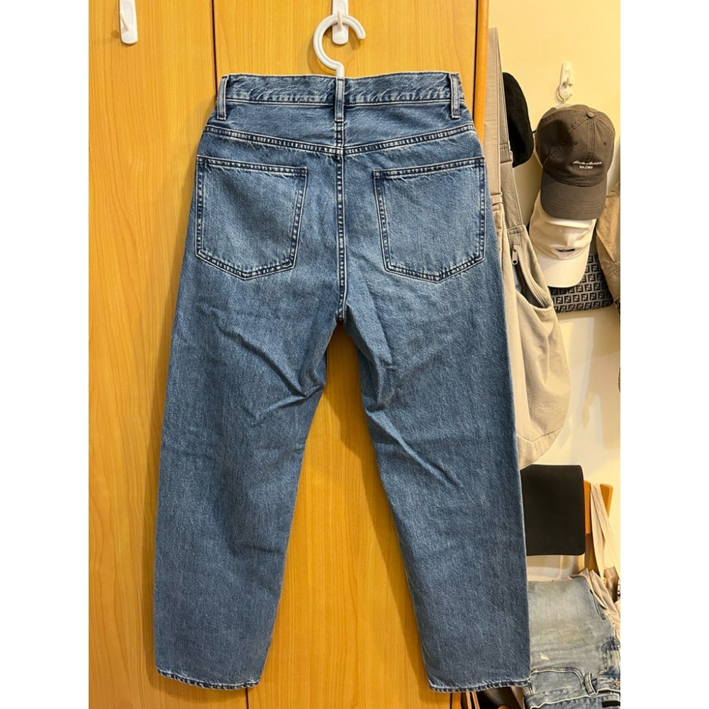 二手 UNIQLO UQ 男裝 Wide Fit 牛仔褲 直筒 459690 27inch 純棉-細節圖5