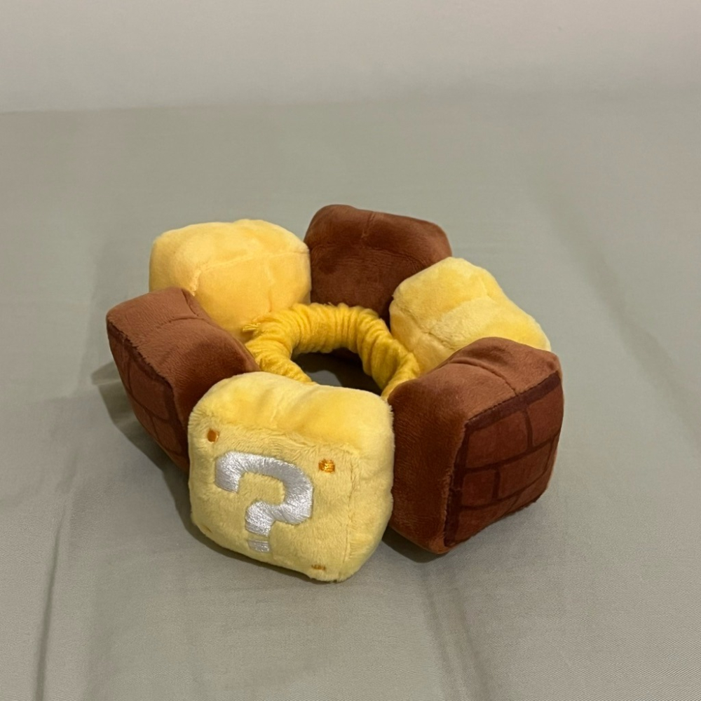 現貨 日本帶回 大阪環球影城 USJ 超級任天堂世界 瑪利歐 髮圈 束髮圈 造型手環 問號磚款-細節圖2