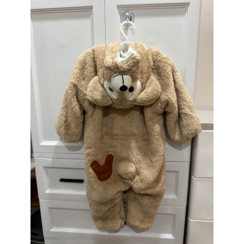 熊寶寶長袖保暖連身裝-細節圖2