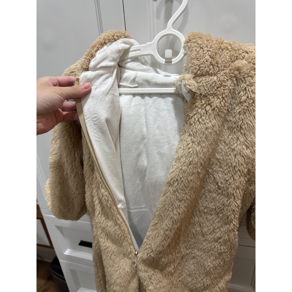 熊寶寶長袖保暖連身裝-細節圖4