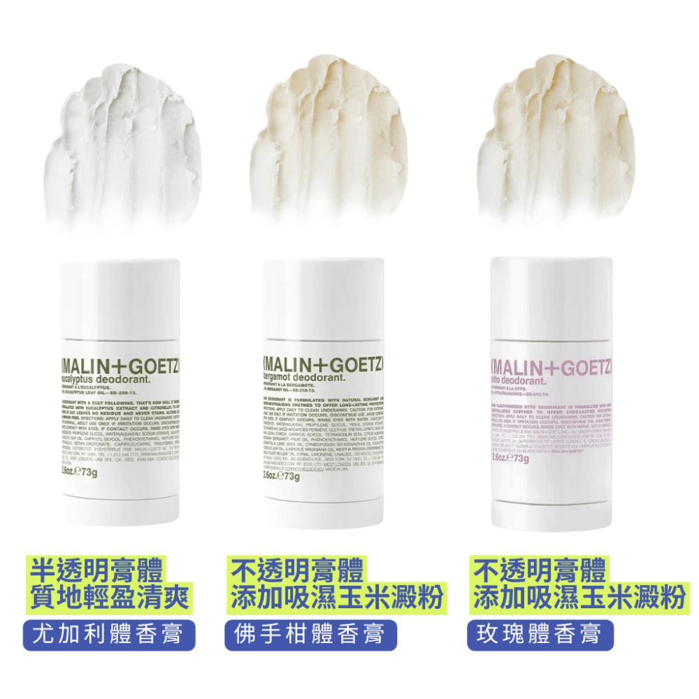 Malin+Goetz 體香膏 玫瑰/尤加利/佛手柑 天然植萃 無鋁鹽 消除異味 Deodorant 馬林狗子 開發票-細節圖4