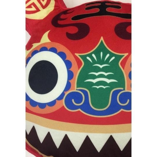 【台灣現貨.免運】《寶貝蛋》抓周用品/小老虎毛绒虎枕/虎頭毛绒虎枕 工藝品布老虎枕頭虎頭枕嬰兒滿月周歲生日送禮抱枕玩偶-細節圖2