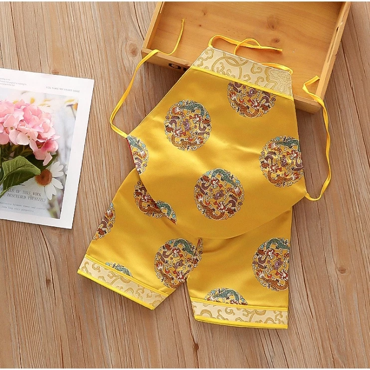 (黃)祥龍肚兜+褲子