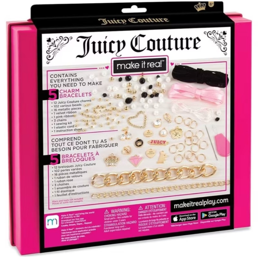 全新 美國夢工坊make it real 施華洛世奇水晶串珠Juicy Couture ～女孩最愛-細節圖2