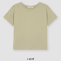 KeCom。SLOWAND 貼身短板 短袖上衣 T-Shirt-規格圖11