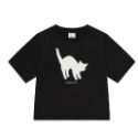 KeCom。Chuck Cat T-Shirt 黑貓 短袖上衣-規格圖10