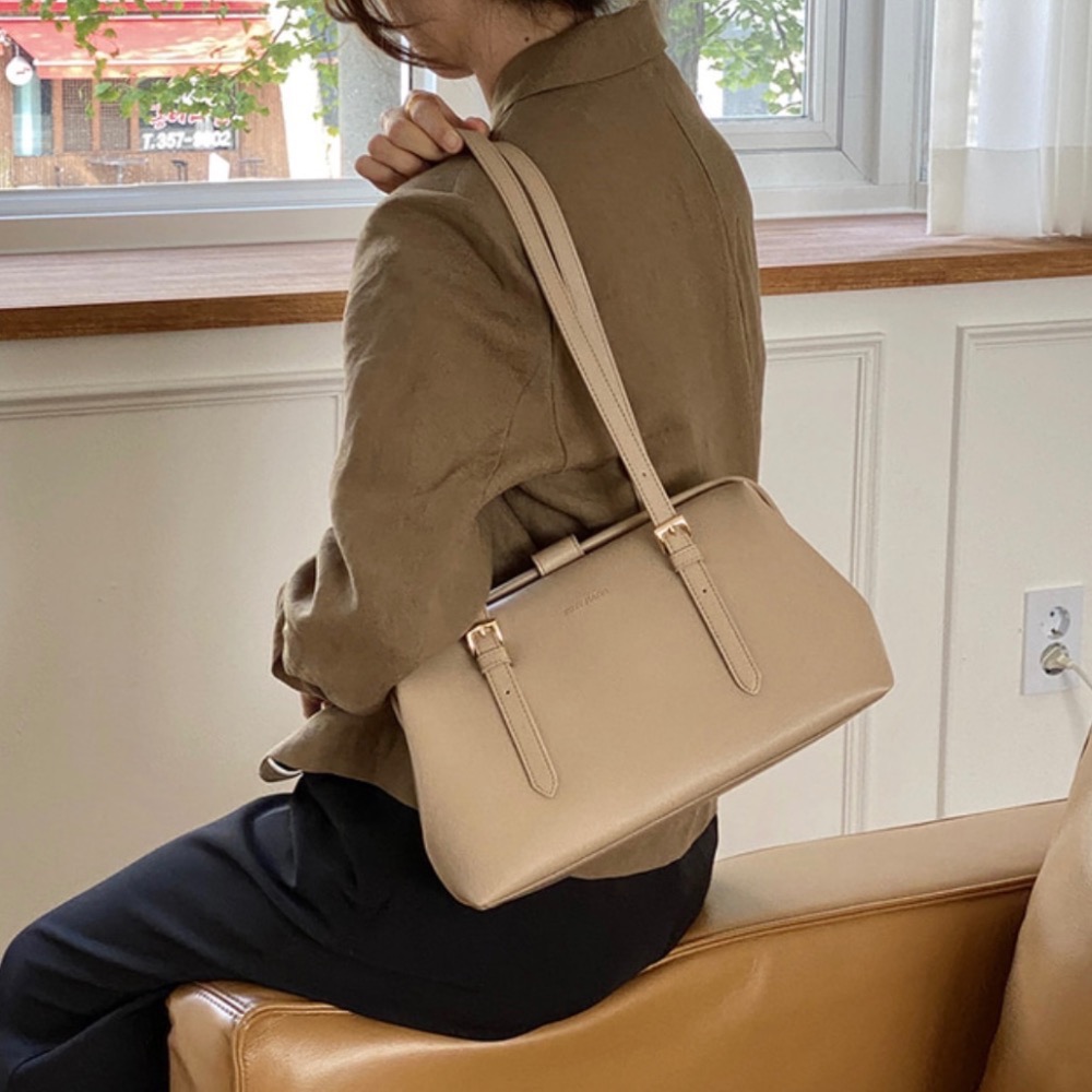 KeCom。Rubynatin 肩背款醫生包 波士頓包-細節圖4