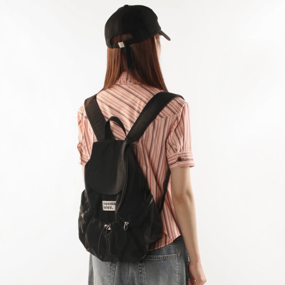 KeCom。Masmarulez Mini Flap Backpack 尼龍迷你後背包-細節圖3