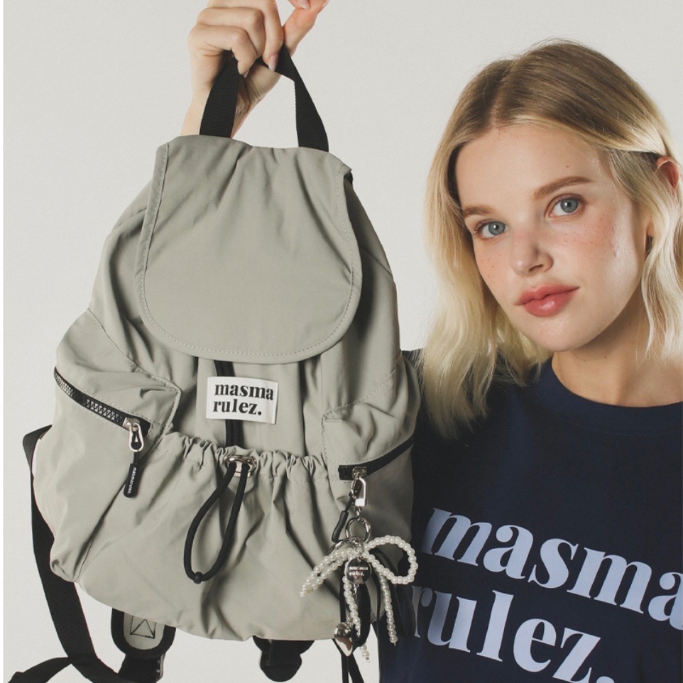 KeCom。Masmarulez Mini Flap Backpack 尼龍迷你後背包-細節圖5