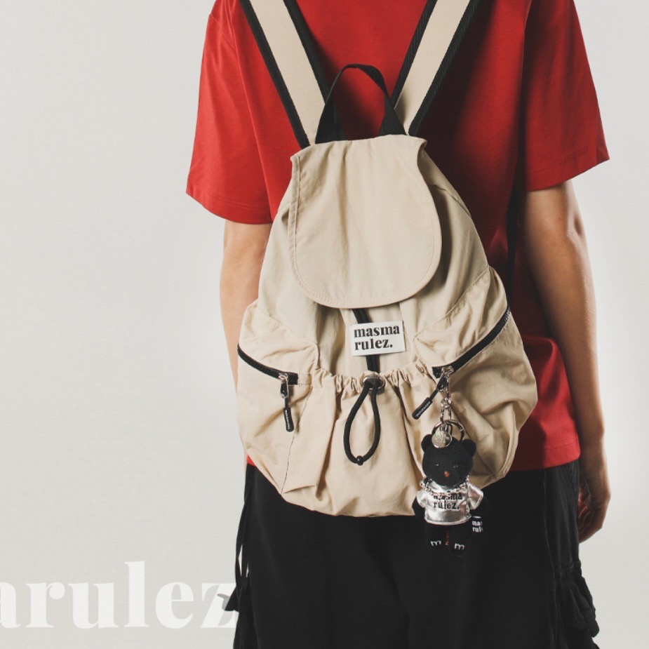 KeCom。Masmarulez Mini Flap Backpack 尼龍迷你後背包-細節圖6