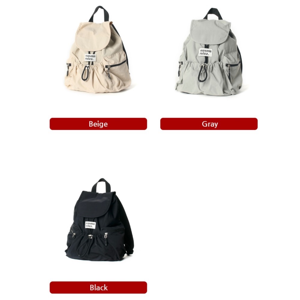KeCom。Masmarulez Mini Flap Backpack 尼龍迷你後背包-細節圖9