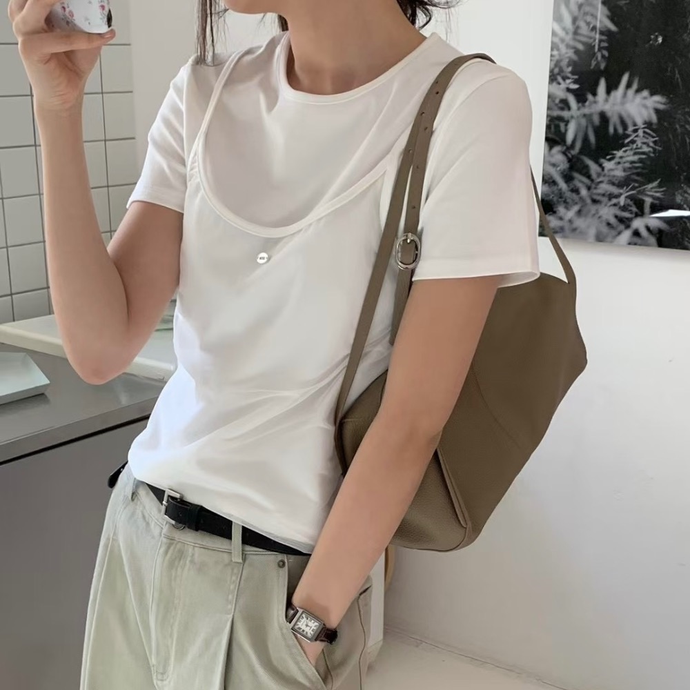 KeCom。LÉONIE 真皮 荔枝紋 豆腐包-細節圖5