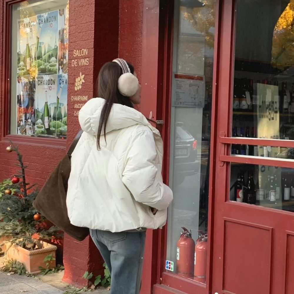 KeCom。韓國東大門選品 冬季羽絨外套-細節圖3