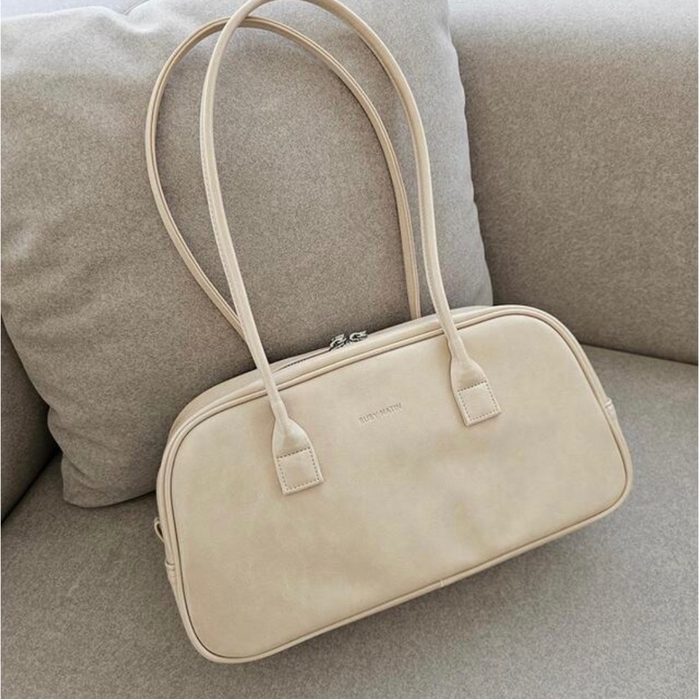 KeCom。Rubynatin 復古裂紋 亮皮 保齡球包 肩背包-規格圖9