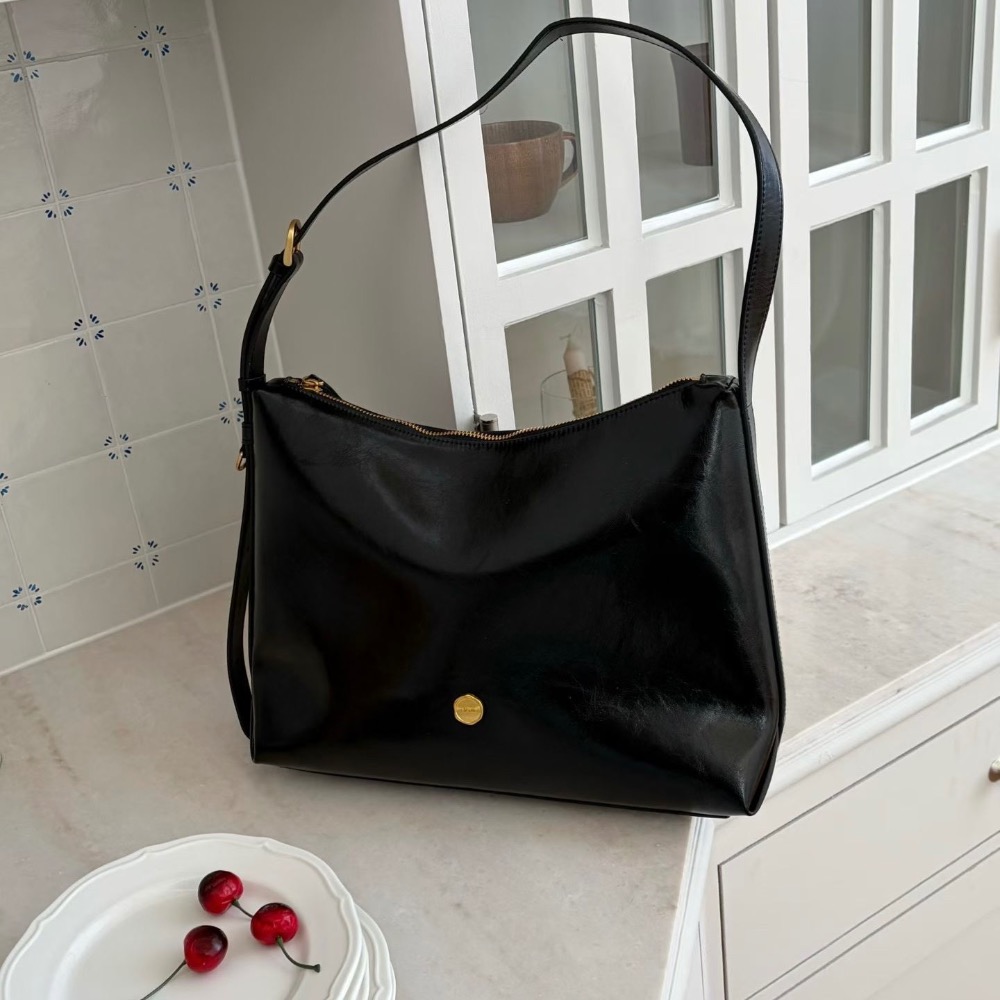 KeCom。LEONIE 真皮 大容量 托特包 肩背包 斜背包-細節圖3