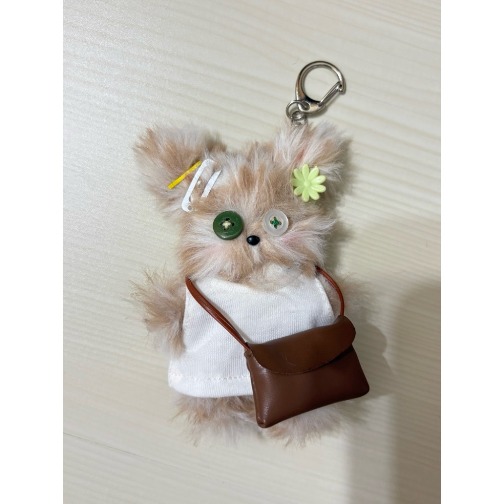 A&E｜手作｜毛料娃娃 more doll 鈕扣眼睛 手作娃娃 包包配件 吊飾 禮物 韓國流行-規格圖8