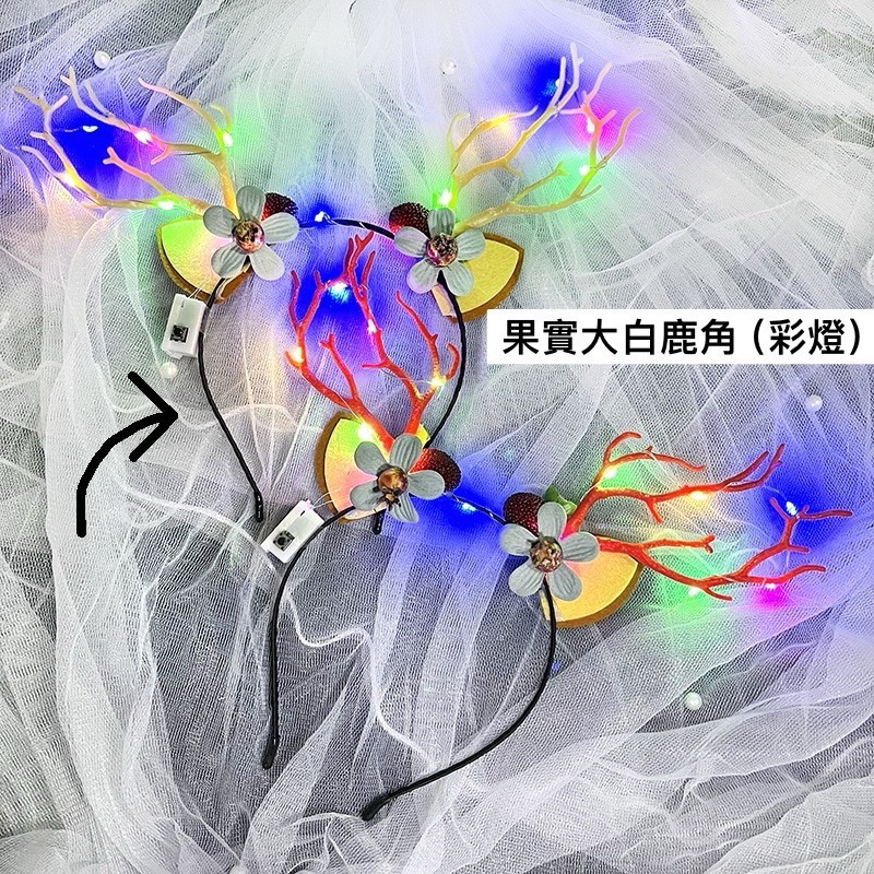 5.果實大白鹿角（彩燈）
