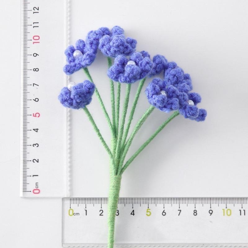 滿天星 編織花/仿真花/Diy手工花束/ 毛線花/ 七夕禮物/畢業禮物/生日禮物/教師節禮物 | A&E 手作坊-細節圖3
