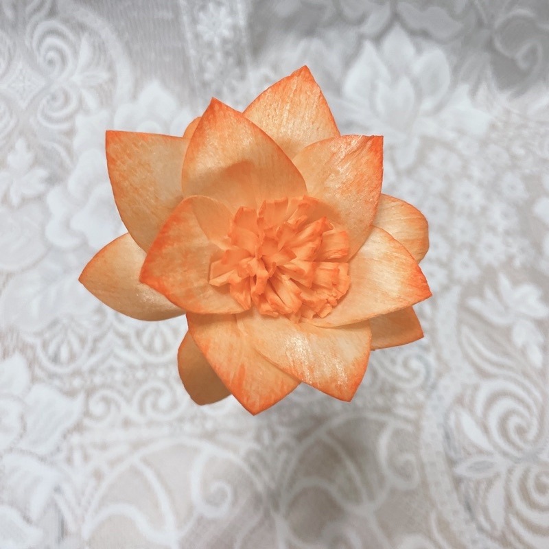 [水仙花]索拉花 8 cm /乾燥花/永生花/花材/擴香花/裝飾/捧花 | A&E 手作坊-規格圖1