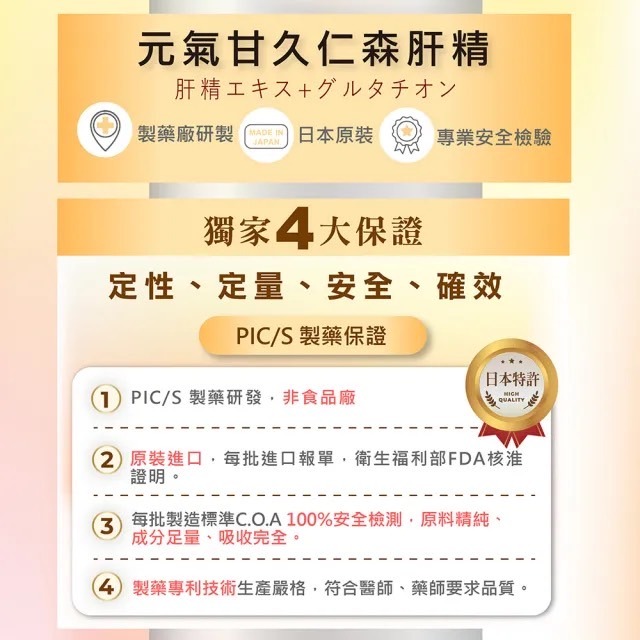 日本原裝進口 悠樂康 元氣甘久仁森 肝精 人蔘 薑黃 膜衣錠 調整體質 熬夜-細節圖8