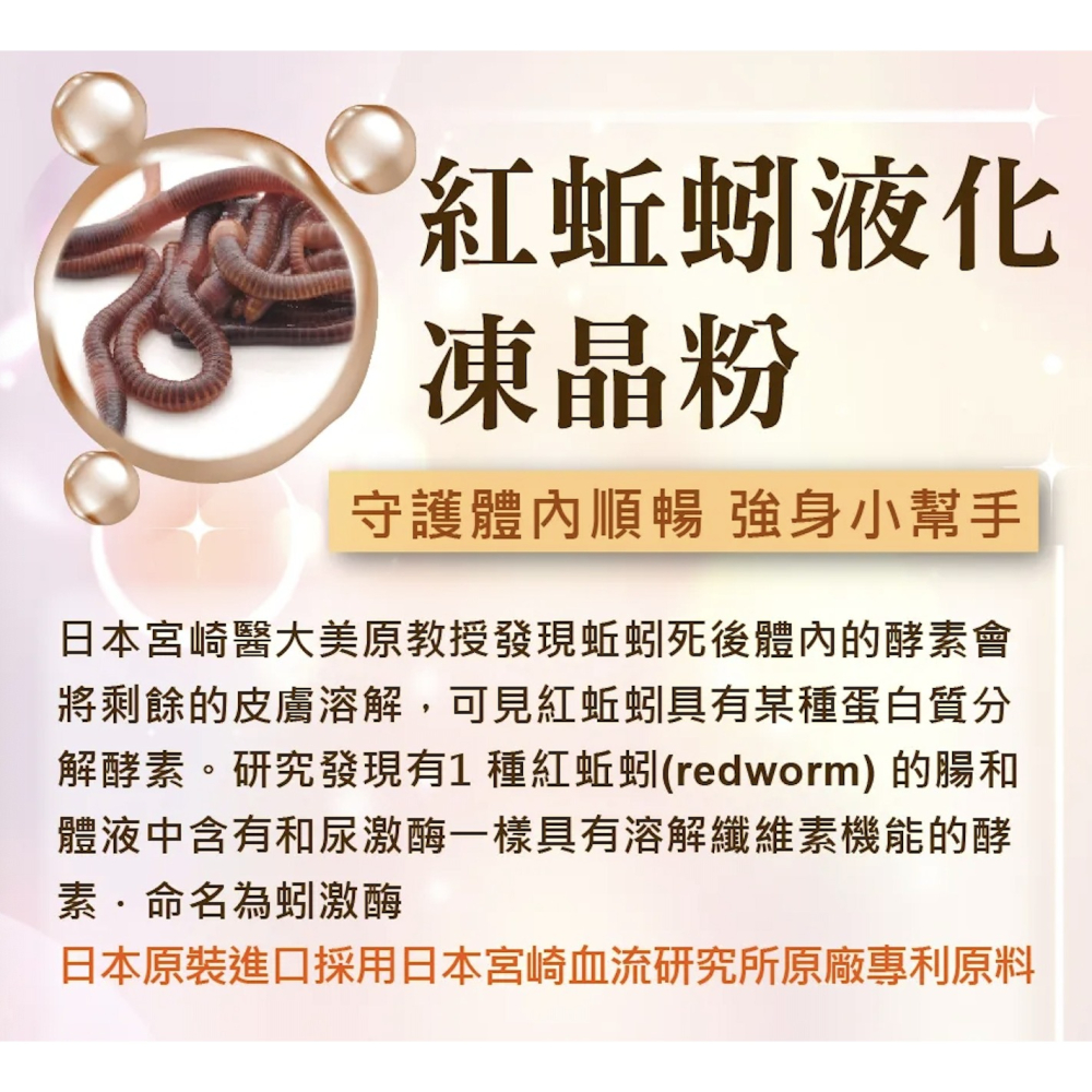 保健食品 悠樂康 富山蚓激酶膠囊 元氣配方 百年製藥-細節圖6