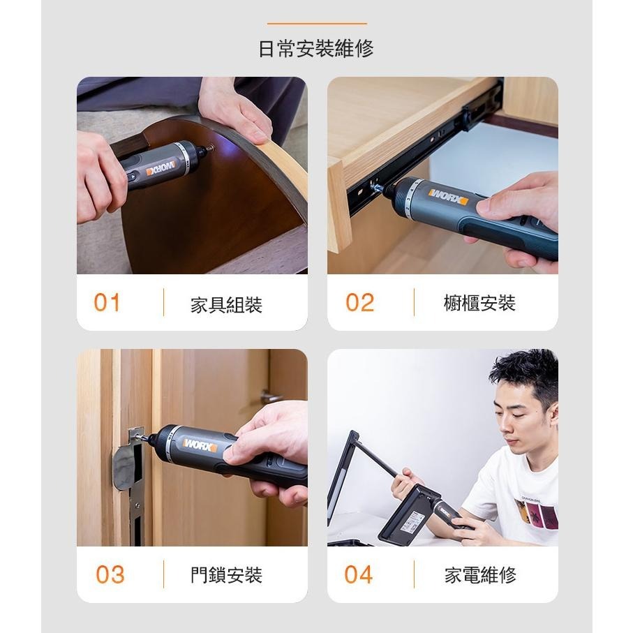 威克士 WX242 電動起子機 WX240升級版 電動鎖 鎖傢俱 0.5-5Nm 精密作業 螢宇五金-細節圖5
