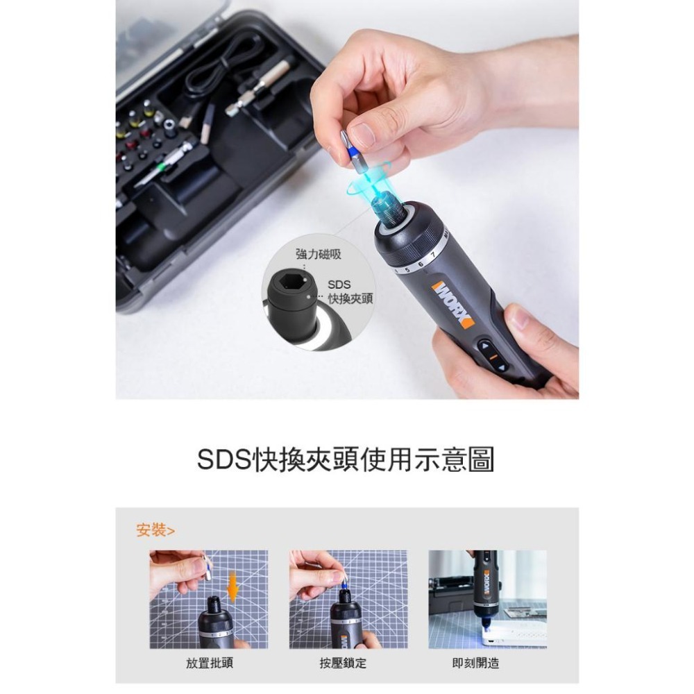 威克士 WX242 電動起子機 WX240升級版 電動鎖 鎖傢俱 0.5-5Nm 精密作業 螢宇五金-細節圖8