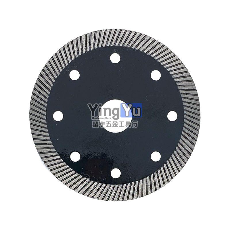 兇牙利 HJ-100 鑽石波浪鋸片 切片 磁磚拋光石英磚 105x1.0x20mm 兇牙利100號 螢宇五金-細節圖3