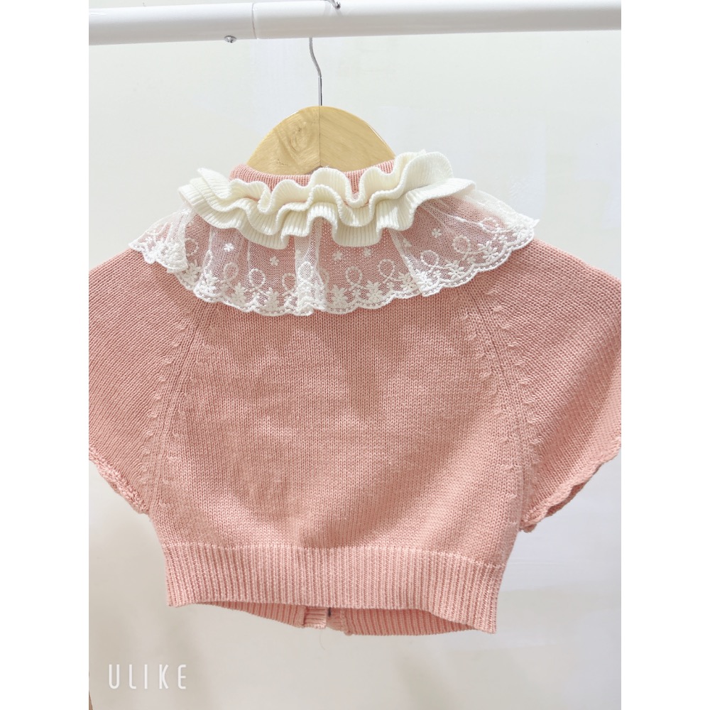 ｛二手｝兒童女孩針織氣質外套 氣質優雅 日常 上學 過年 喜宴 過節 發表會 表演-細節圖3