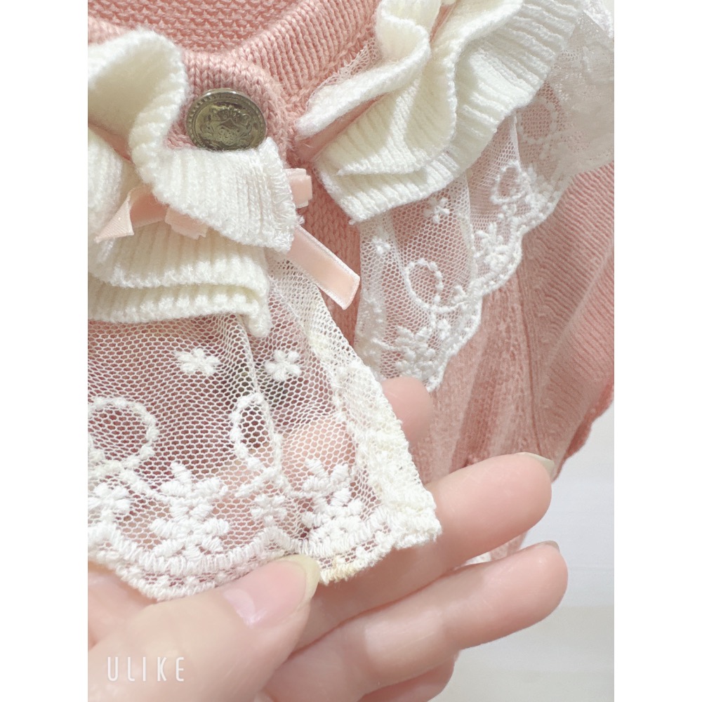 ｛二手｝兒童女孩針織氣質外套 氣質優雅 日常 上學 過年 喜宴 過節 發表會 表演-細節圖4